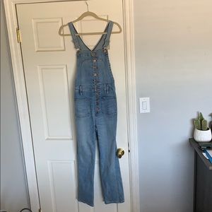 Madewell Button Front Overalls